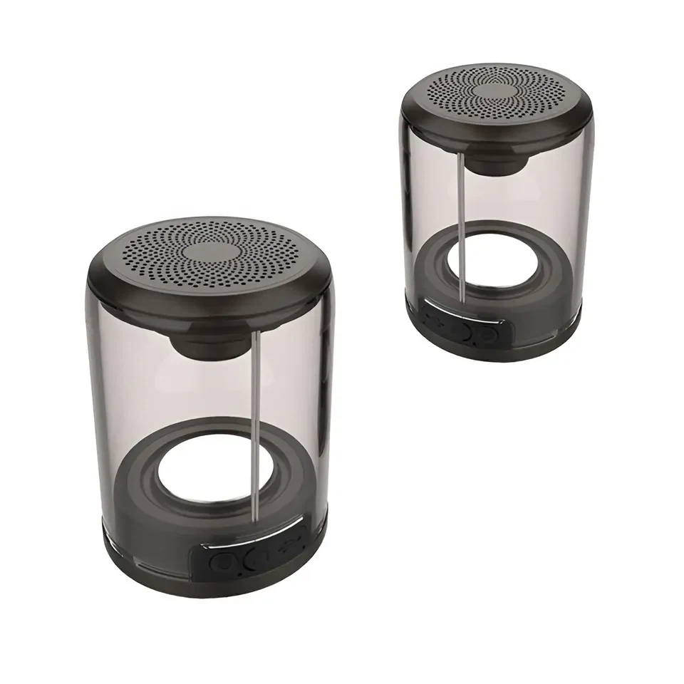 Bluetooth reproduktor s jasným krytem a LED světlem